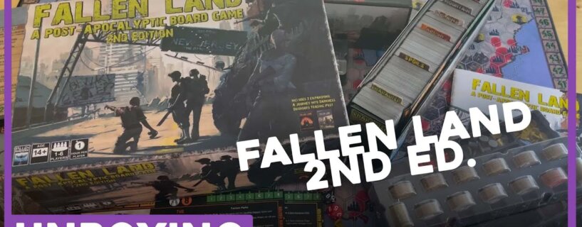 Players’ Aid Unboxes 2nd Edition Fallen Land